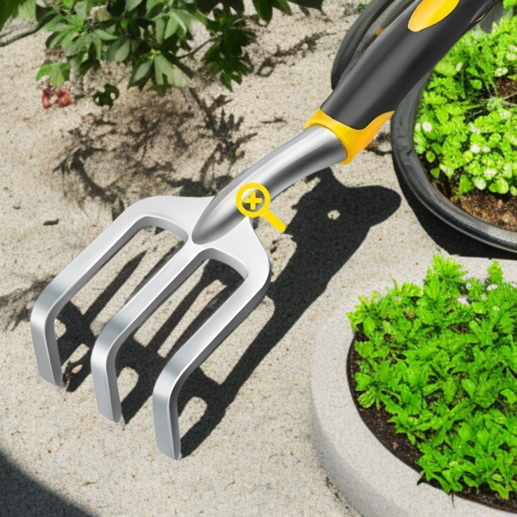 バルコニー鉢植えガーデニングツールアルミ合金植栽シャベル除草緩い土壌花シャベル熊手掘削ツール花栽培に不可欠なガーデニングシャベル