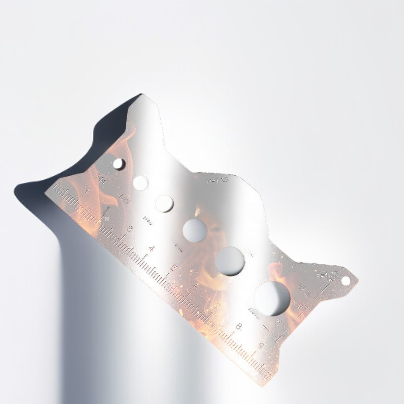 나사 측정자 정밀 캘리퍼 다기능 두꺼운 티타늄 합금 측정 공구 나사 거리 측정자