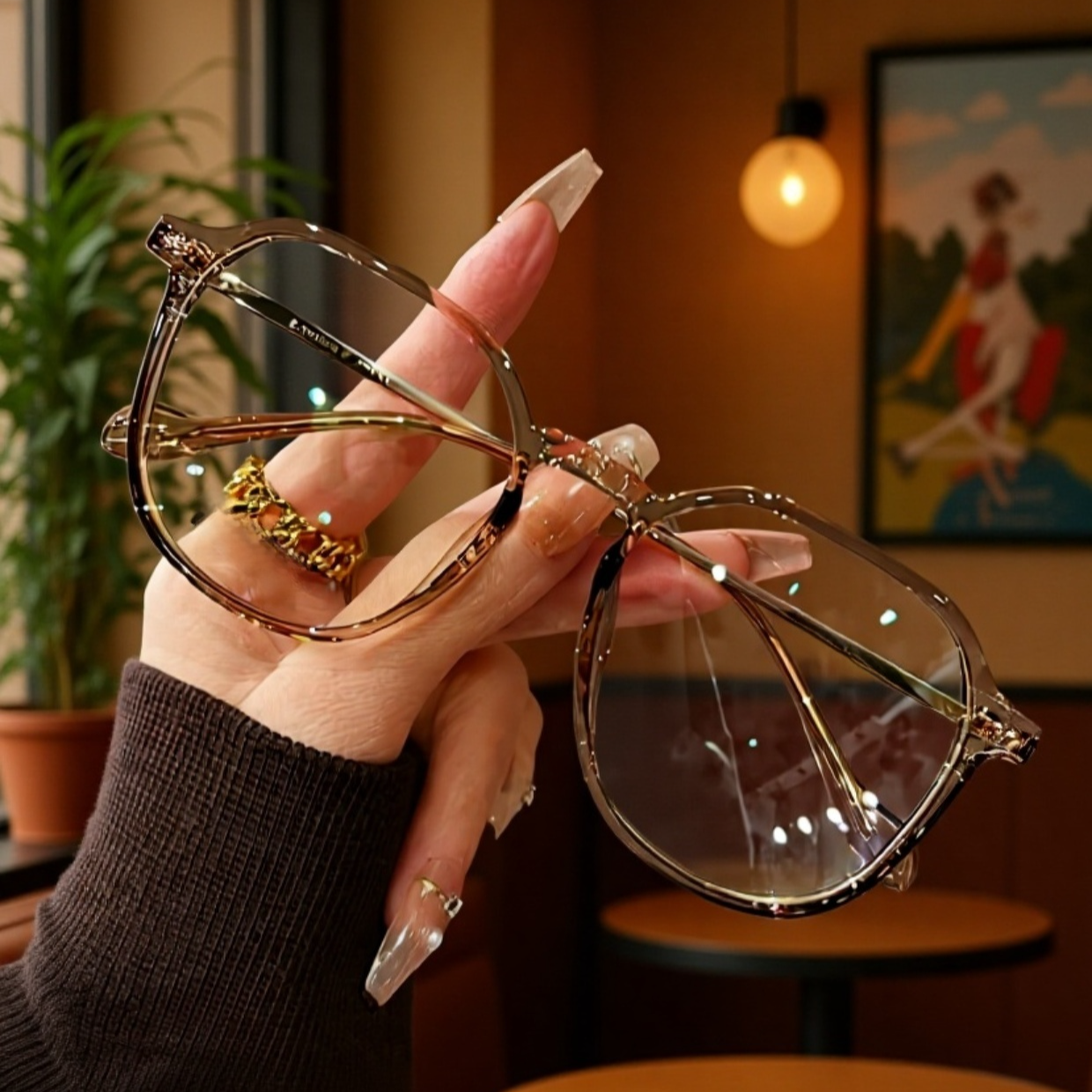 Langlebige und leichte TR-Brille für Damen und Herren