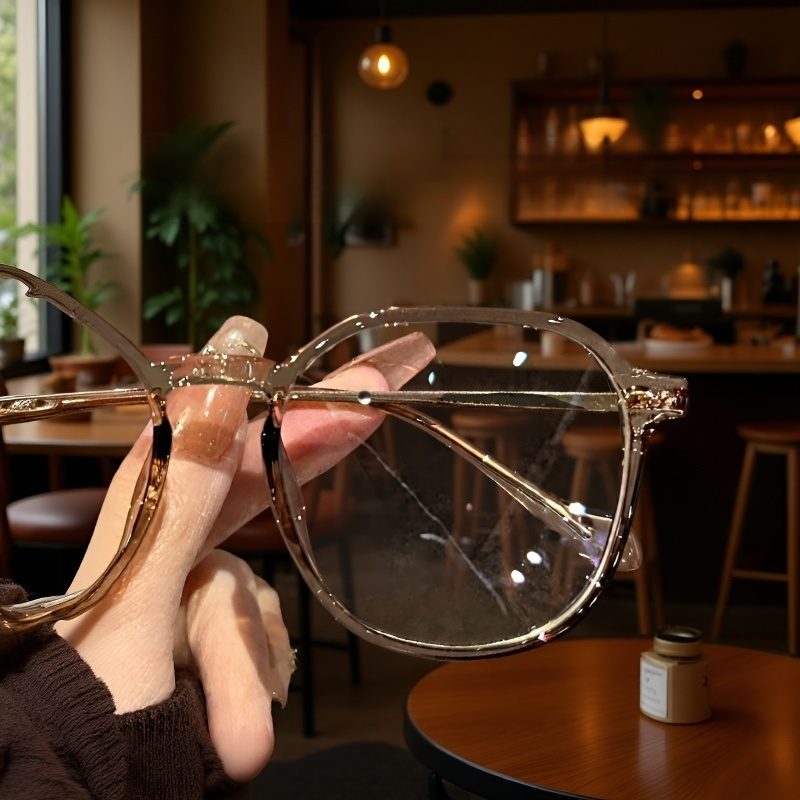 Ultraleichte TR-Brille mit großem Rahmen