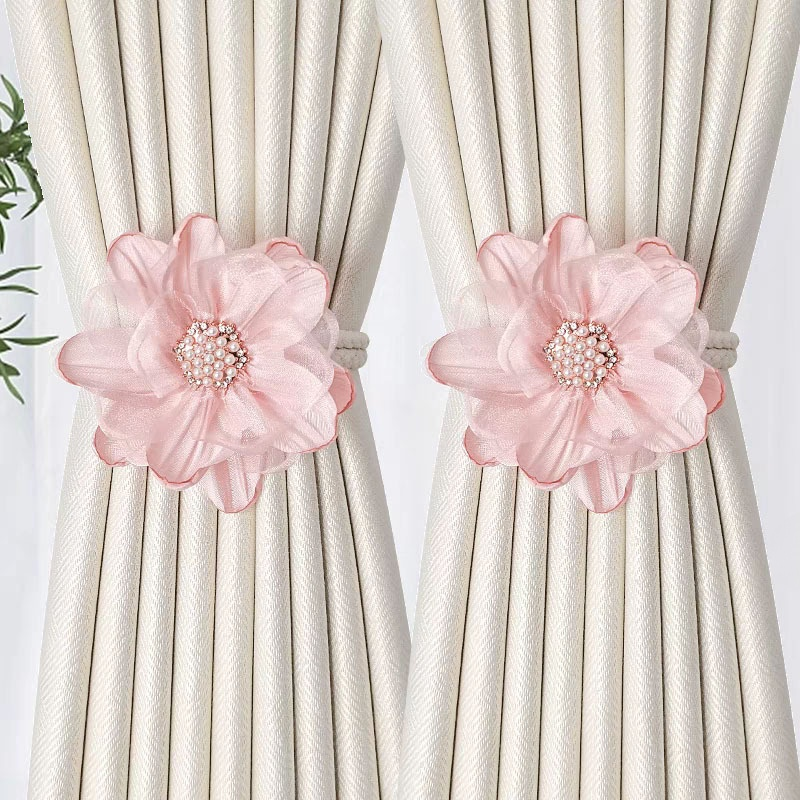 歐根紗布藝葡萄高級感手工柔軟窗簾