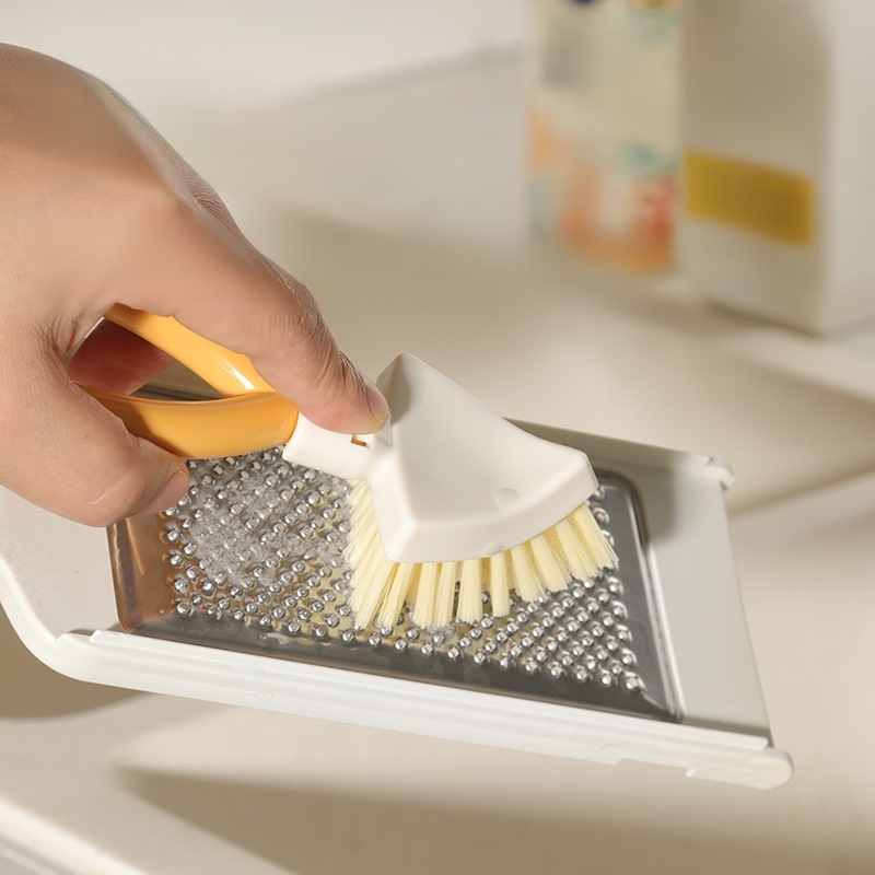 แปรงทำความสะอาดสามเหลี่ยมแบบพับได้ ไม่มีมุมอับ