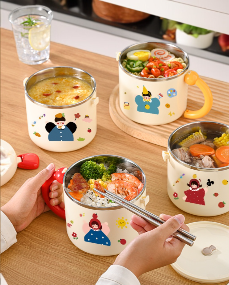 큐티 베이비 도시락 실사용 예시 이미지