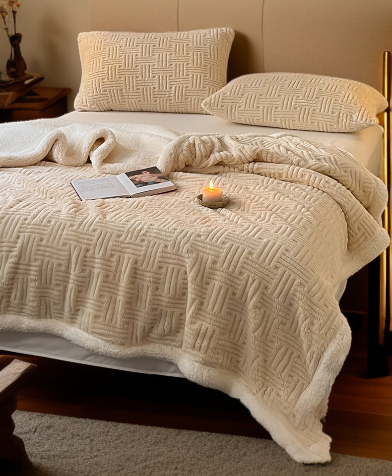 柔軟舒適羊羔絨毯子使用場景