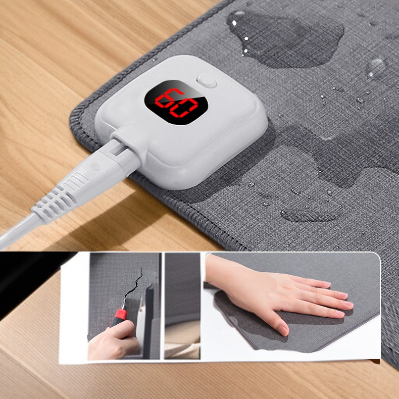  안전한 가열 마우스패드, 실내 사용 시 걱정 없는 초대형 마우스패드