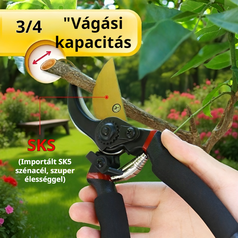 Kerti szerszám metszéshez bokrokhoz és virágokhoz