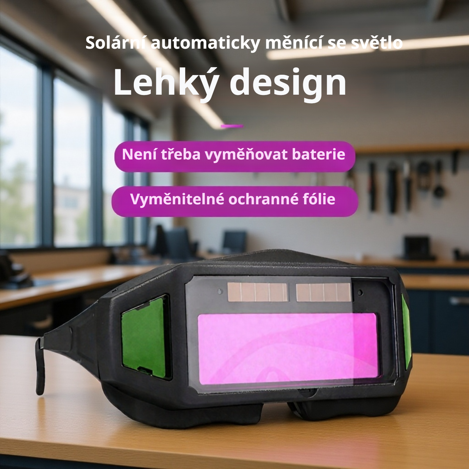 Bezpečnostní svářečské brýle s UV ochranou