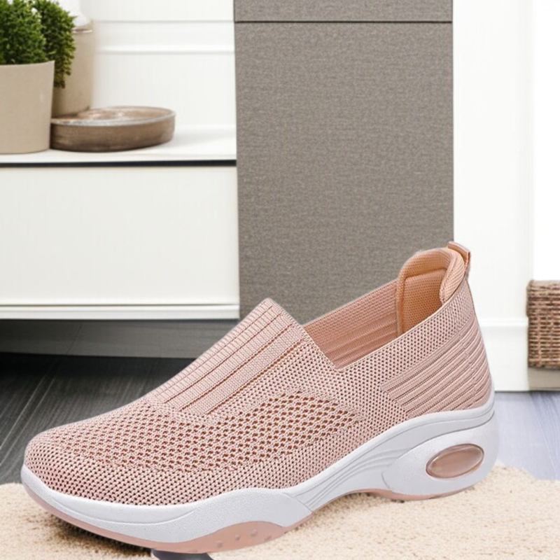 통풍이 잘 되는 운동화 여성 빅사이즈 플랫 통풍 메쉬 운동화 여성 캐주얼 운동화