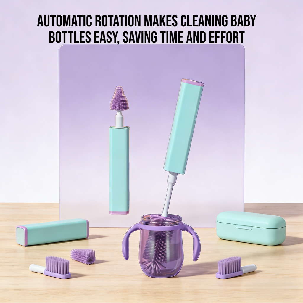 Fully automatic cup brush set