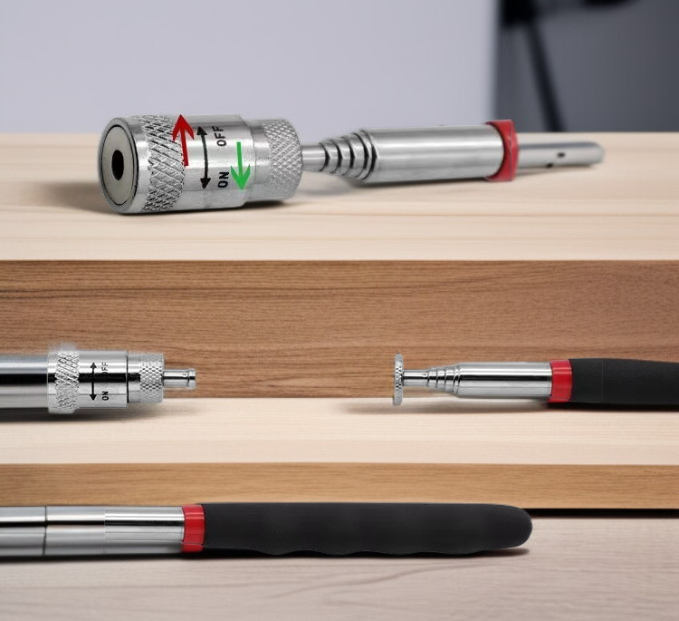 自動車修理現場で活躍するマグネットピックアップツール