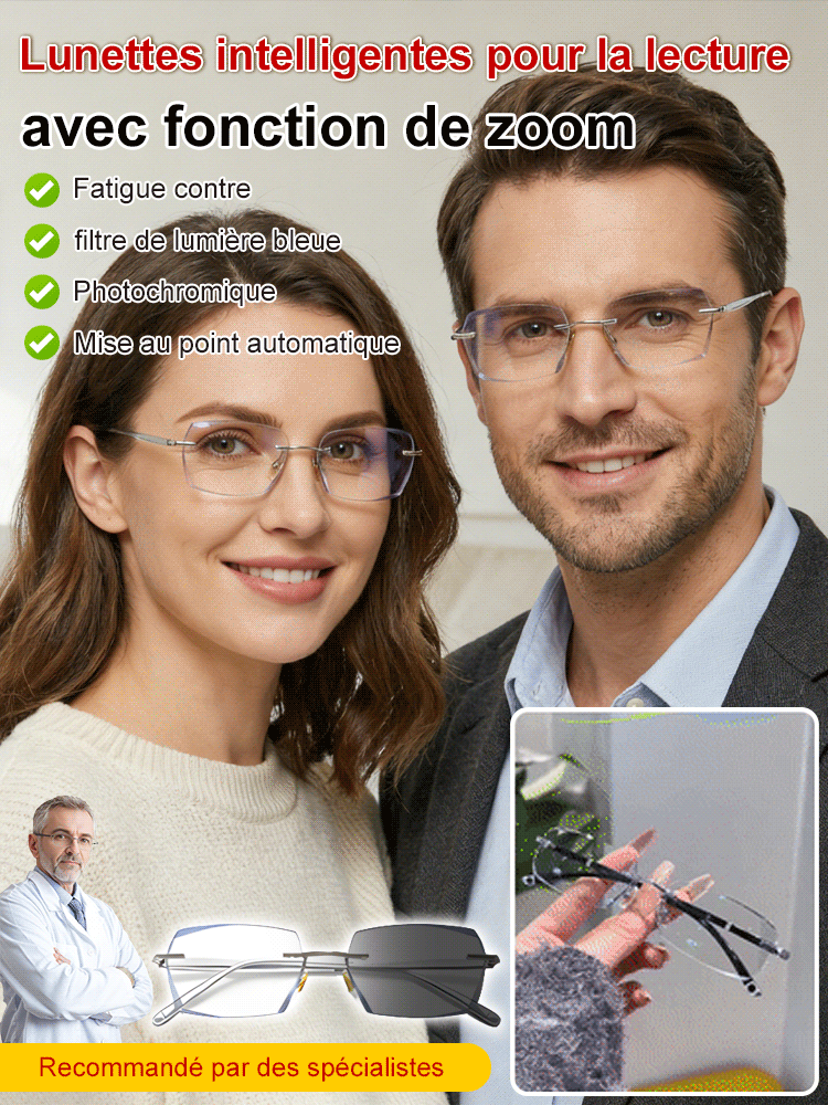 【Créé par des designers】Révolution Optique : Les Lunettes Intelligentes qui S'adaptent à Votre Vue en Temps Réel