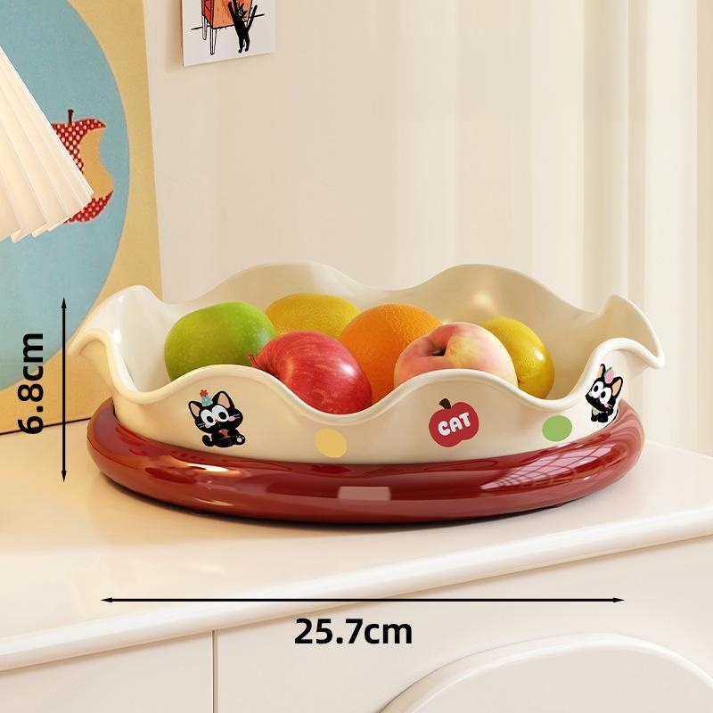 Rotatable fruit tray