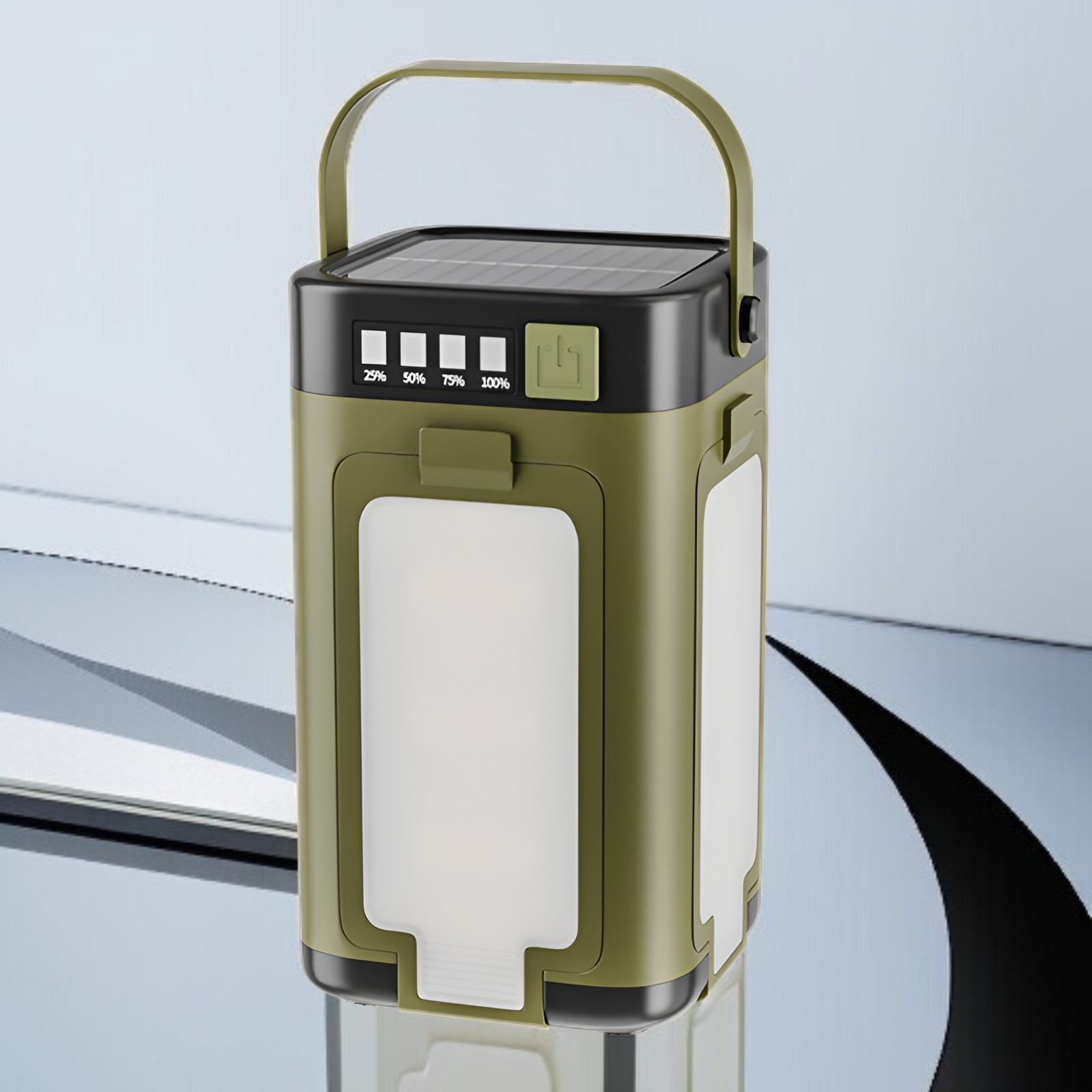 Multifunktionale Outdoor-Solar-Camping-Leuchte