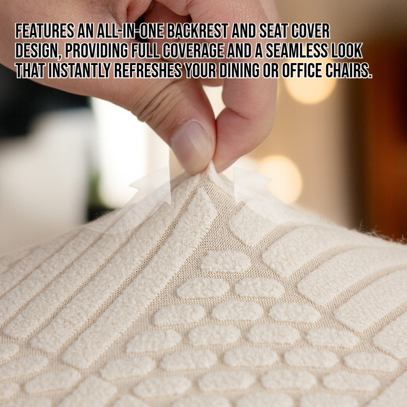 Anti slip thickened chair backrest integrated chair cover