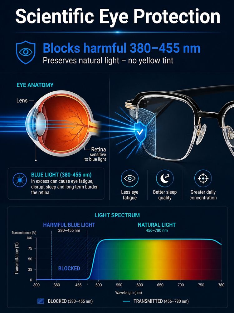 【Last Day Sale】HD Fashion Blue Light Blocking Reading Glasses