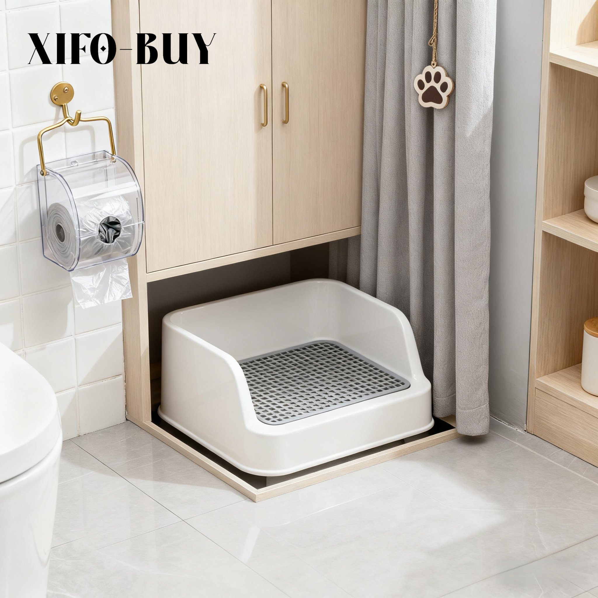 ห้องน้ำสัตว์เลี้ยงแบบเรียบง่าย