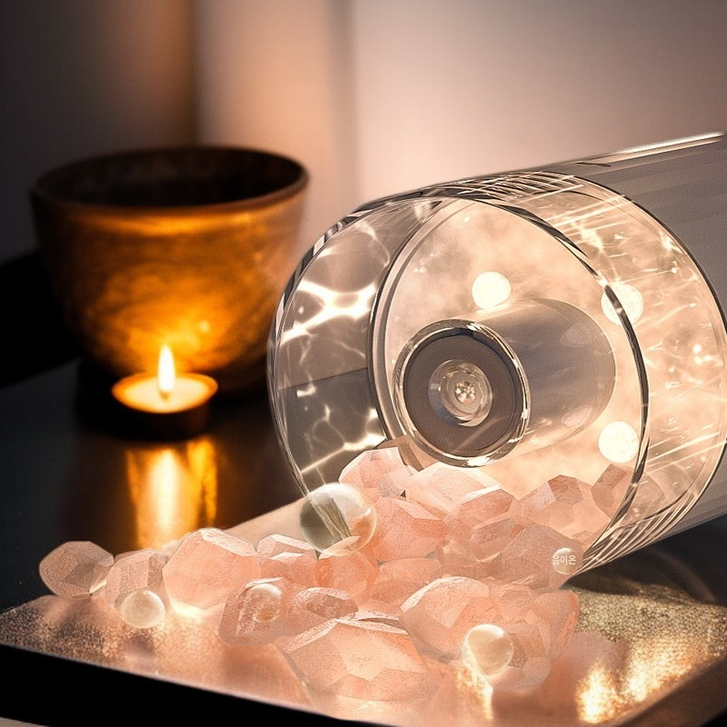 Difusor de mesa para el hogar y coche, humidificador ultrasilencioso