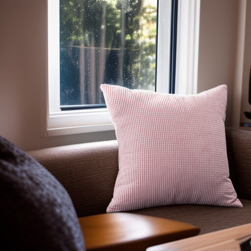 หมอนอิงทรงสี่เหลี่ยมพร้อมแกนสำหรับโซฟาและห้องนั่งเล่น ครอบคลุมหมอนอิงสำนักงาน