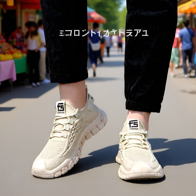 通気性メッシュ快適メンズスニーカー