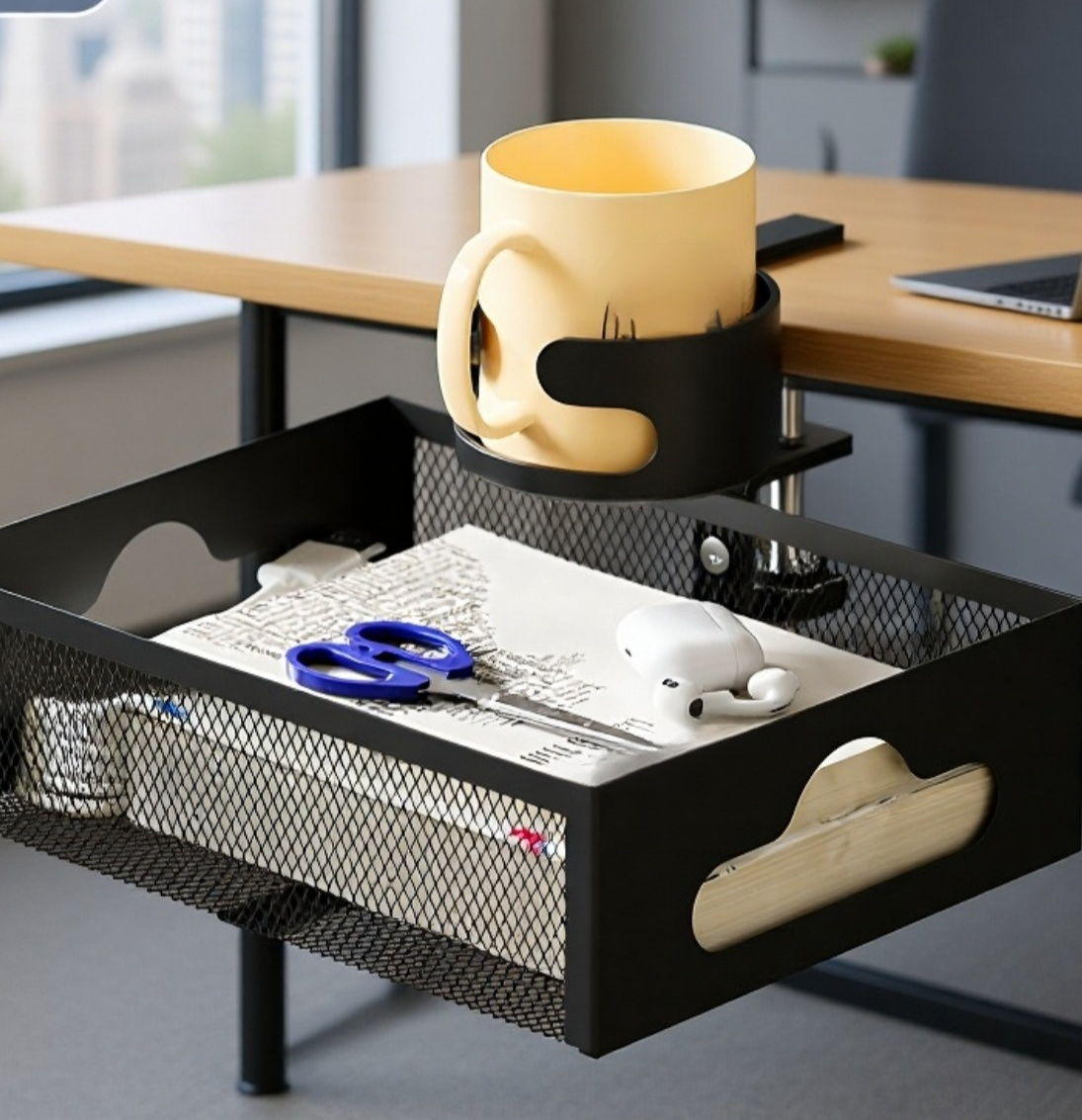 Bohrfreier Kabelkorb aus Drahtgeflecht für Kabelorganisation