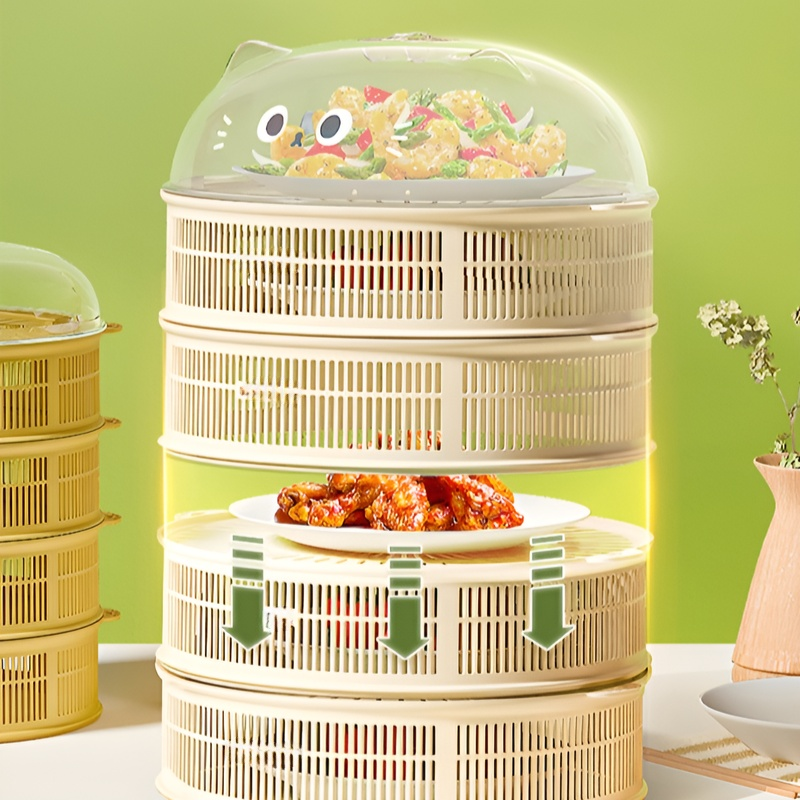 다층 수납 선반 먼지커버