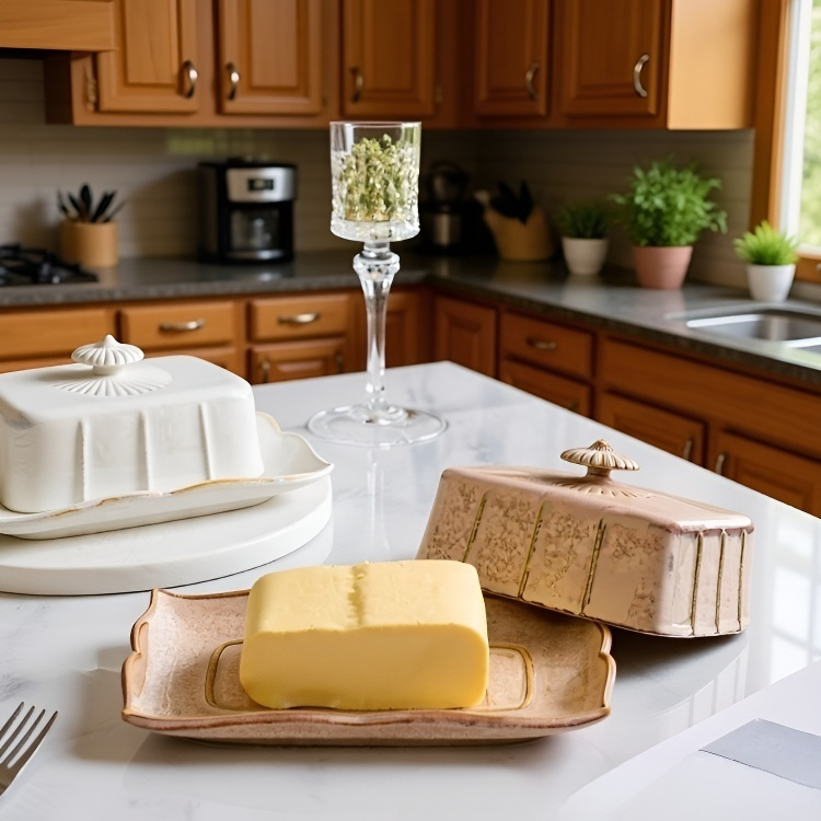 유럽풍 세라믹 버터 디스크 전체 모습