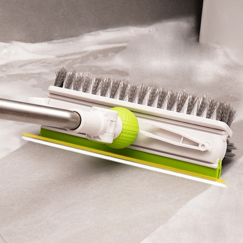 Silikon-Bodenbürste für Badezimmer, Fugen und Ecken