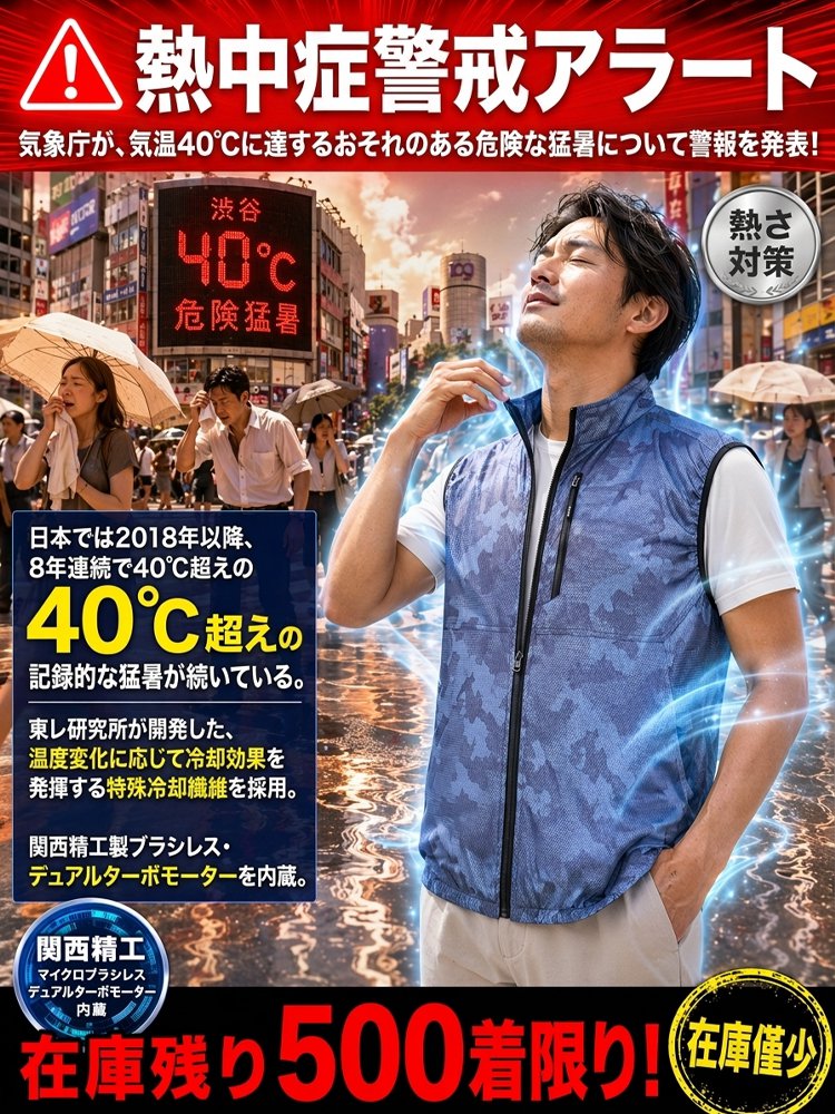【1秒冷感】空調服