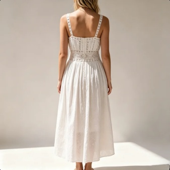 Elegantes Boho Kleid für den Strandurlaub