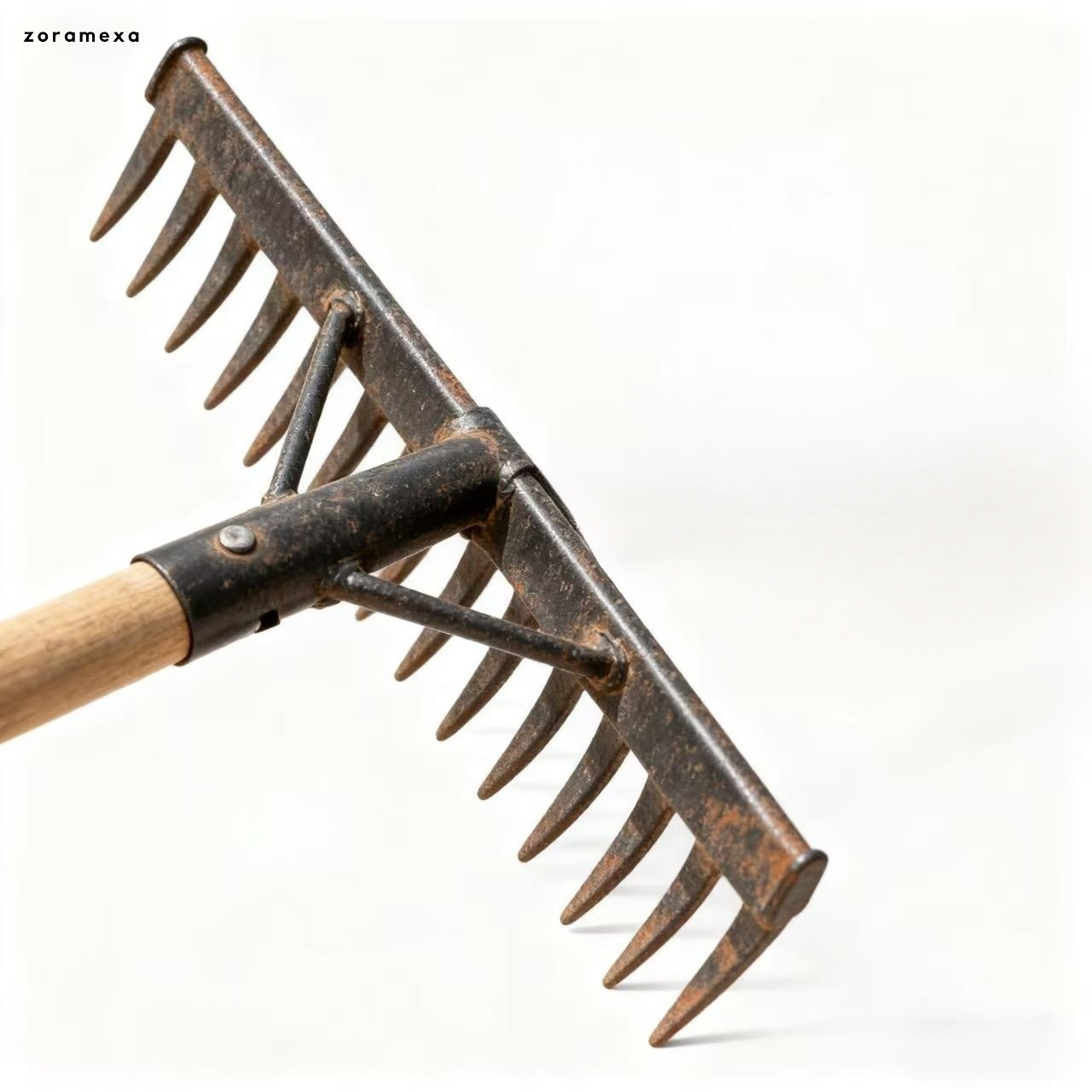 철제 갈퀴, 잡초 제거, 흙 뒤집기, 풀기용 농업 도구 (3개)