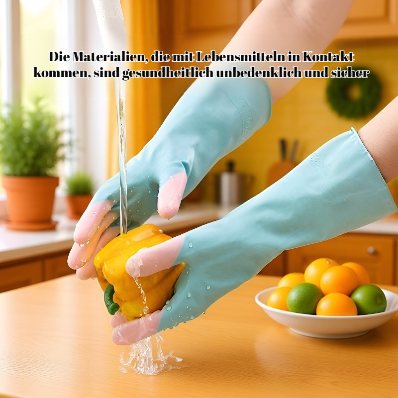 Strapazierfähige Haushalts-Handschuhe zum Waschen und Spülen