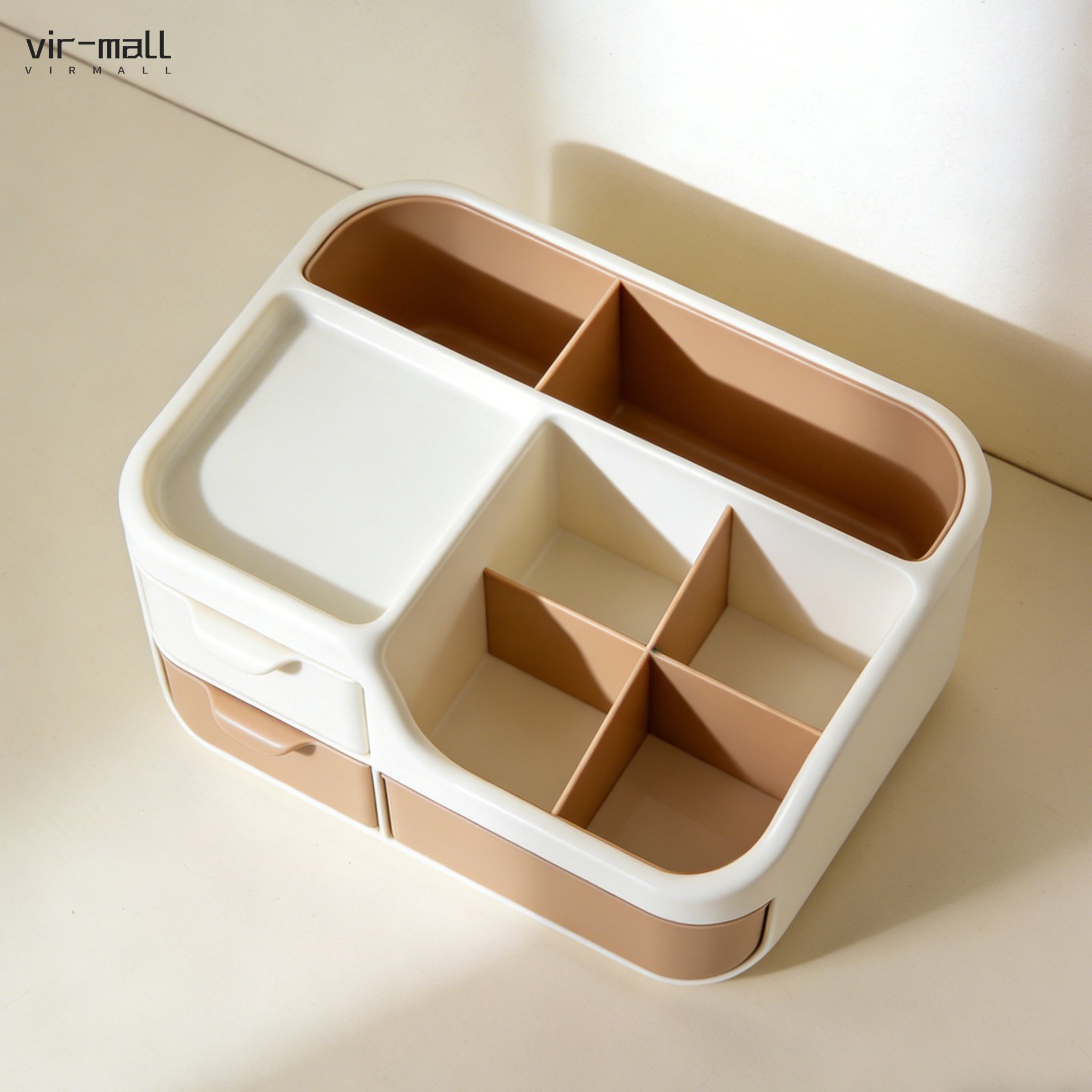 引き出し式仕切り収納ボックス（3個セット）