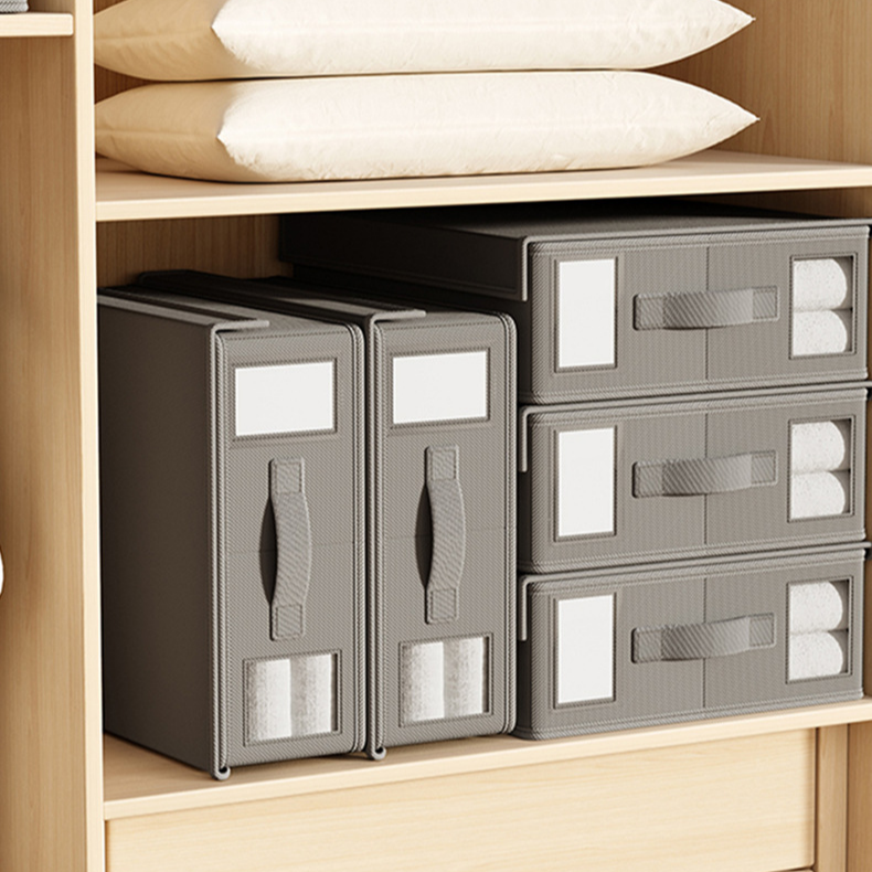 亞馬遜牛津布床單收納盒家用可折疊衣物收納盒手提衣服收納箱