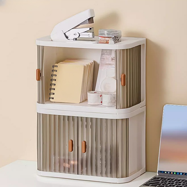 Caja de almacenamiento apilable para sala de estar 