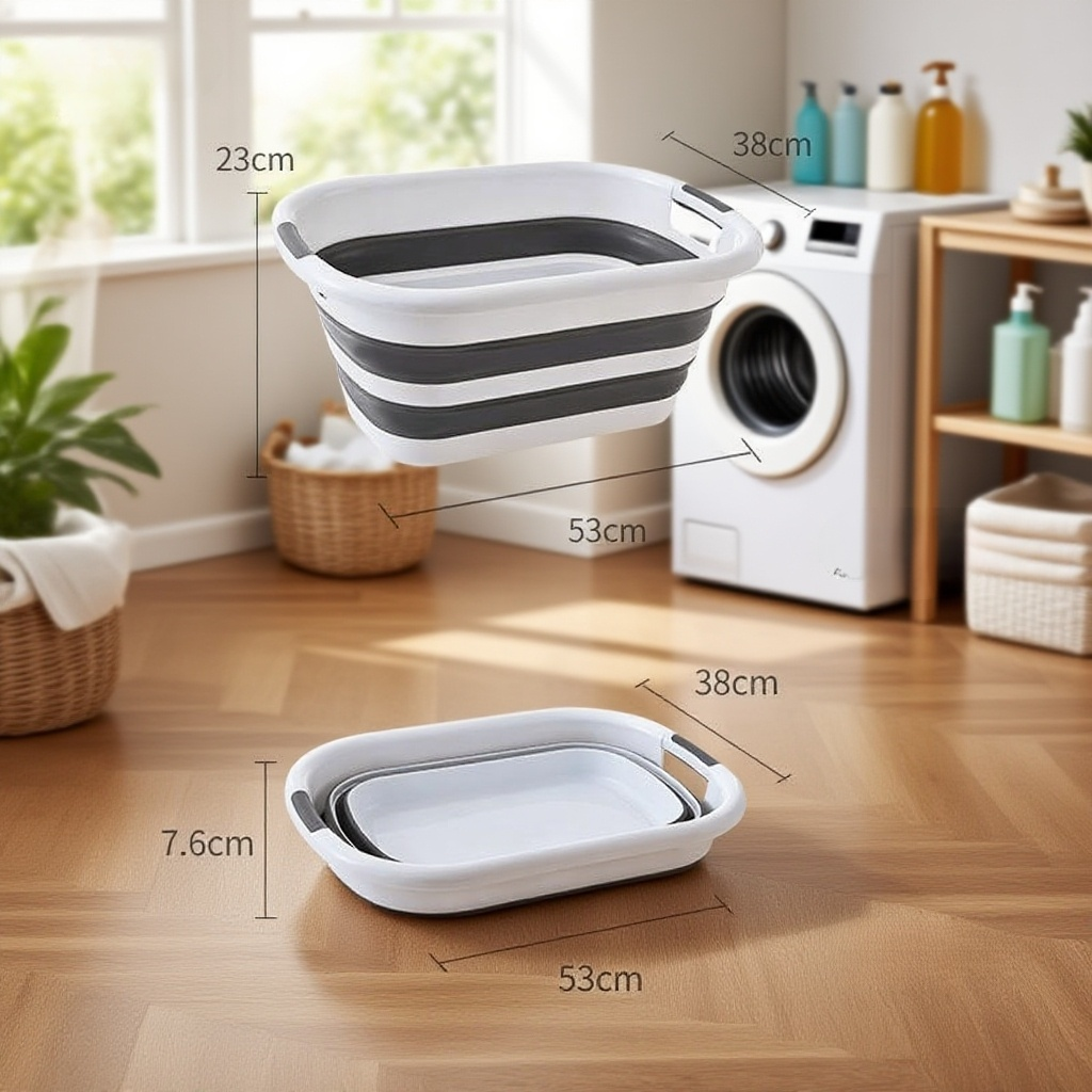 가정용 대형 접이식 플라스틱 대야