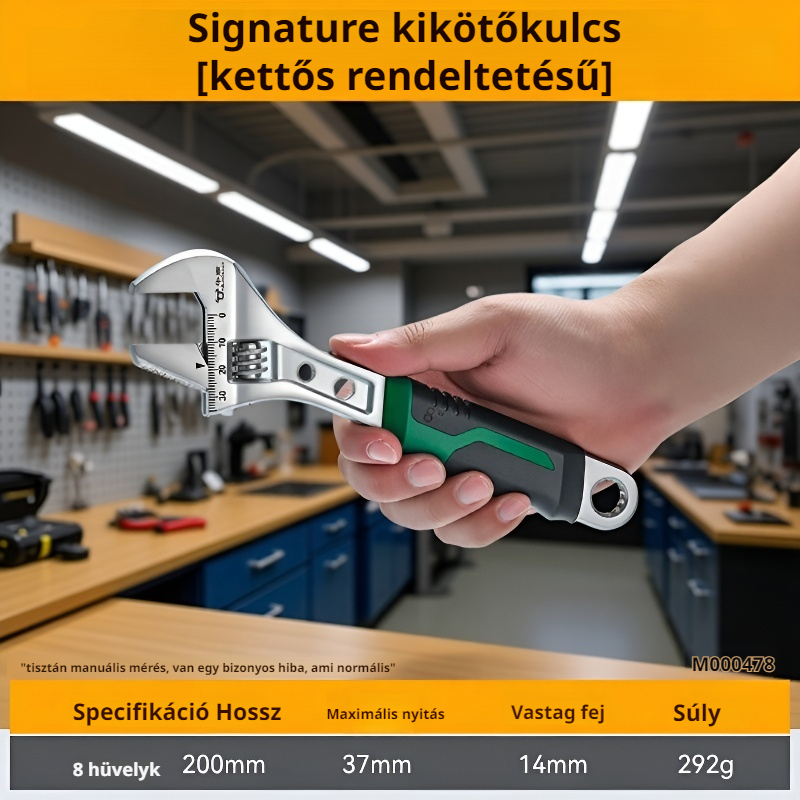 Univerzális állítható csavarkulcs készlet, nagy nyílással, többfunkciós