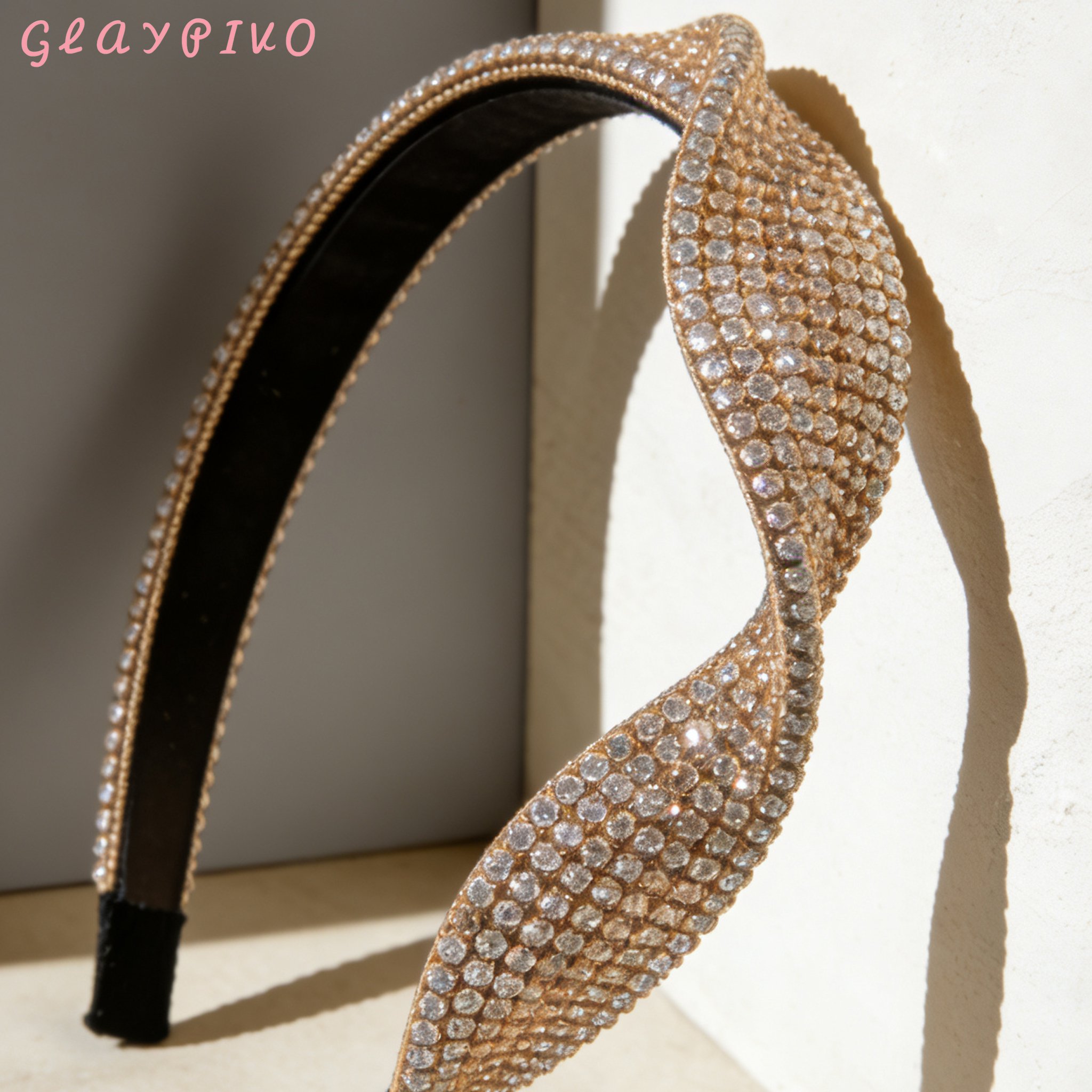 ที่คาดผมประดับเพชรเทียม อเนกประสงค์ (แพ็ค 3 ชิ้น)