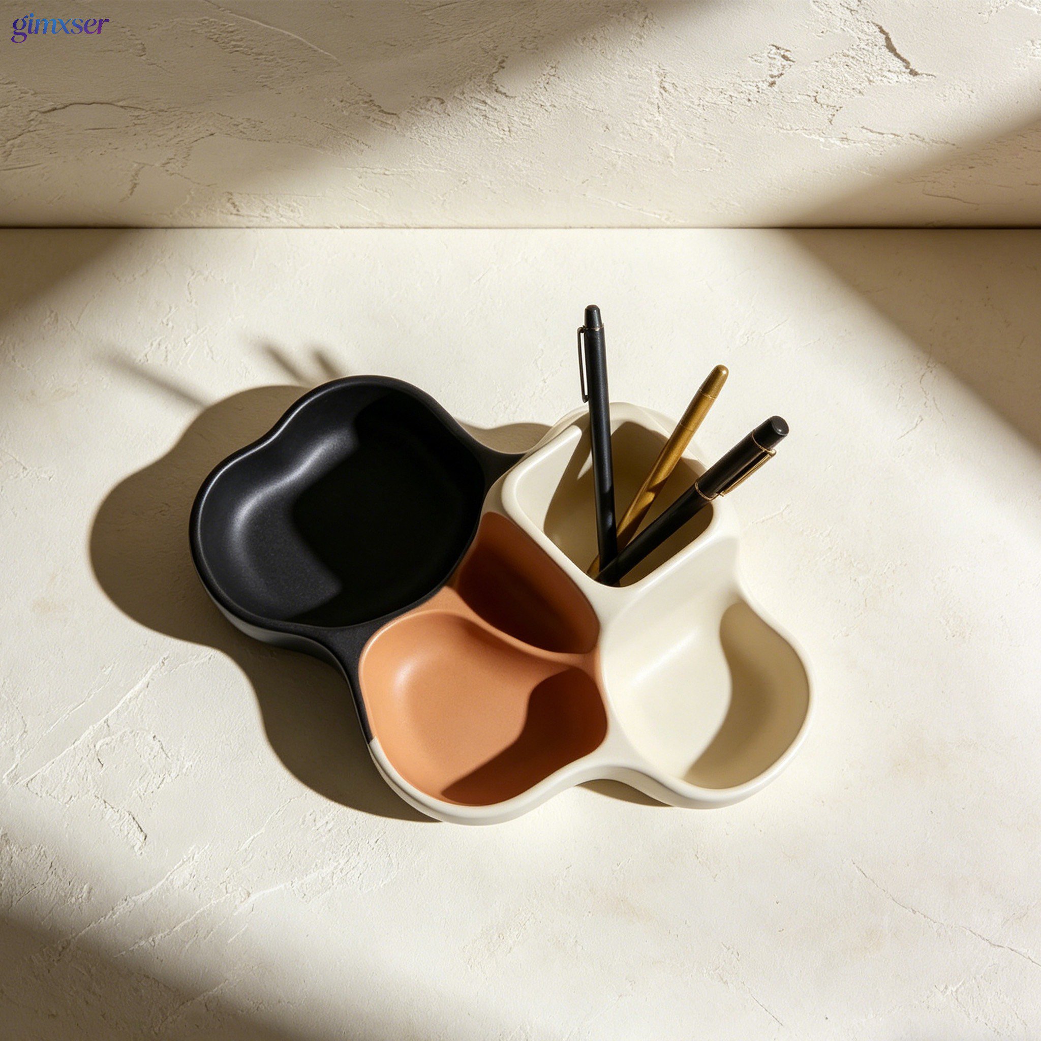 Stationery organizing and storage tray