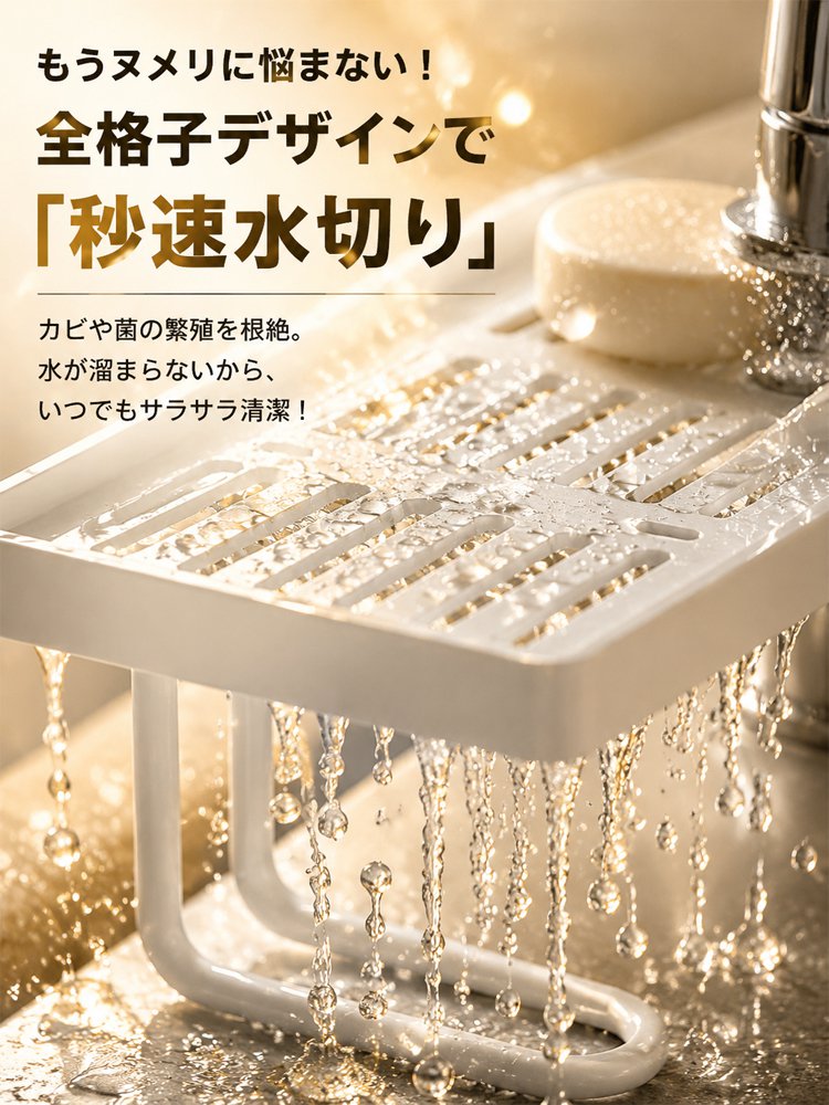 蛇口まわり収納ラック