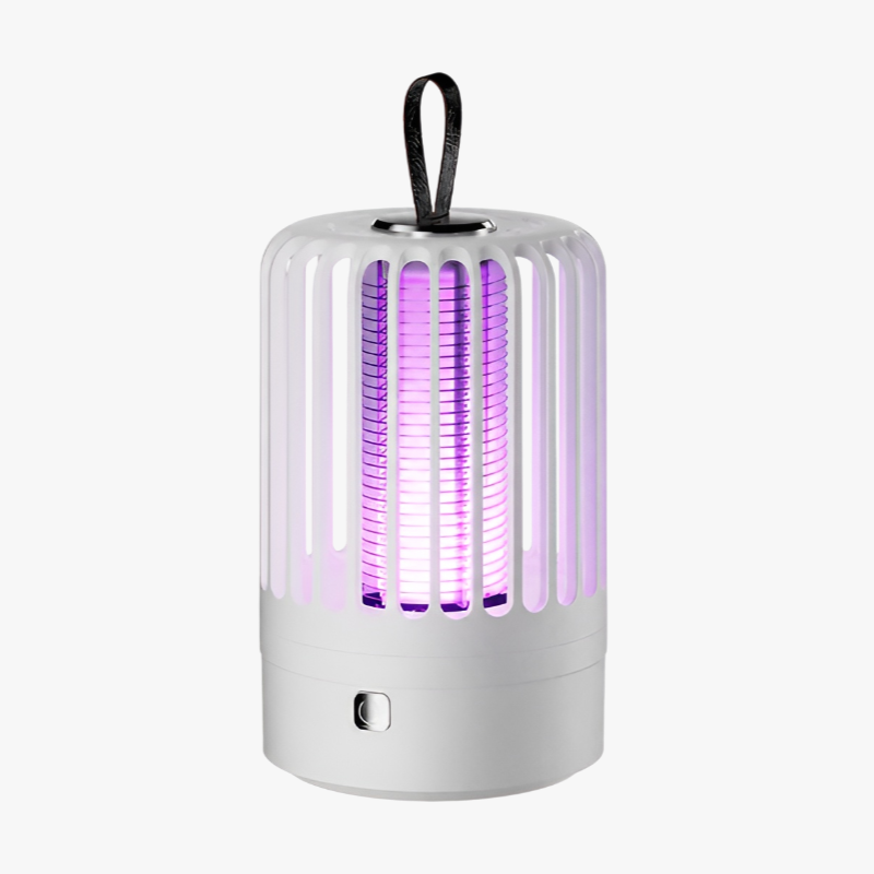 Lámpara matamosquitos eléctrica USB portátil recargable para camping y hogar