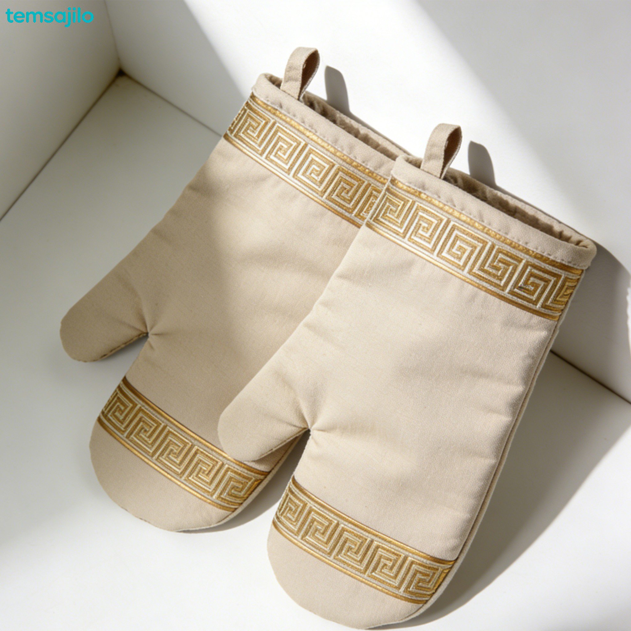 Πυκνά, ανθεκτικά σε υψηλές θερμοκρασίες, θερμομονωτικά γάντια (δύο ζευγάρια)