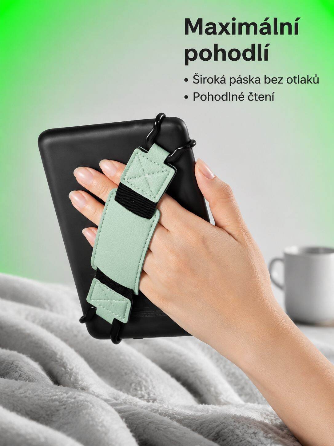 Multifunkční držák na tablet s popruhem a ochranou proti pádu