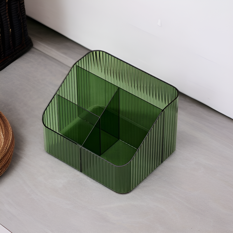 심플 다칸 가정용 화장품 수납함 플라스틱 데스크탑 정리함