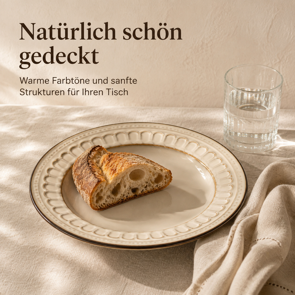 Retro-geprägtes Keramikgeschirr