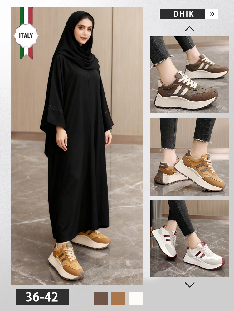 حذاء نسائي كاجوال بنعل سميك