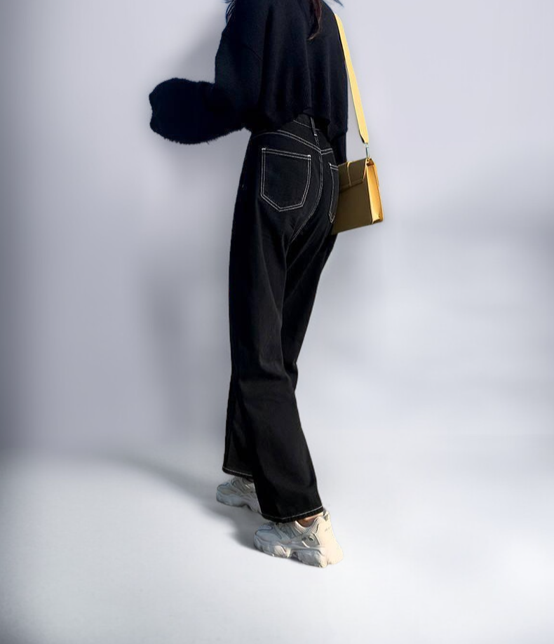 모던한 스트릿 스타일 청바지