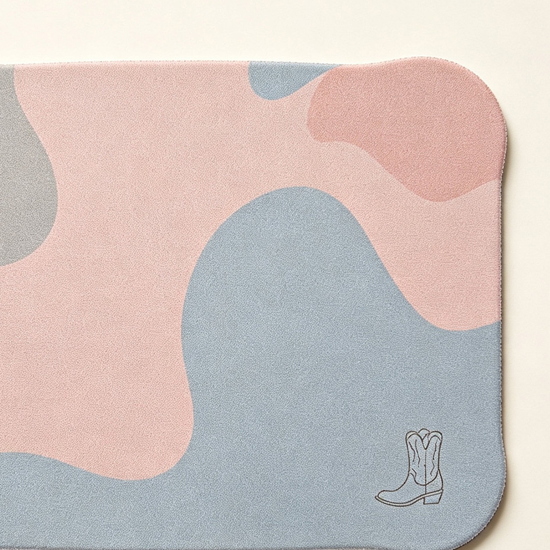 Soft matte denim anti-slip mat