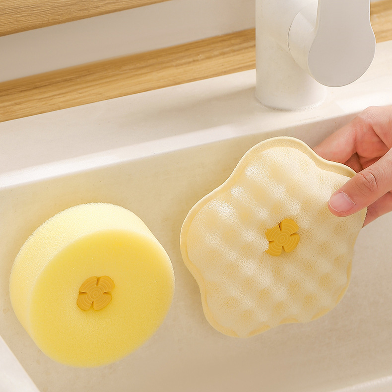 Double-sided Suction Cup Non-stick Dish Sponge