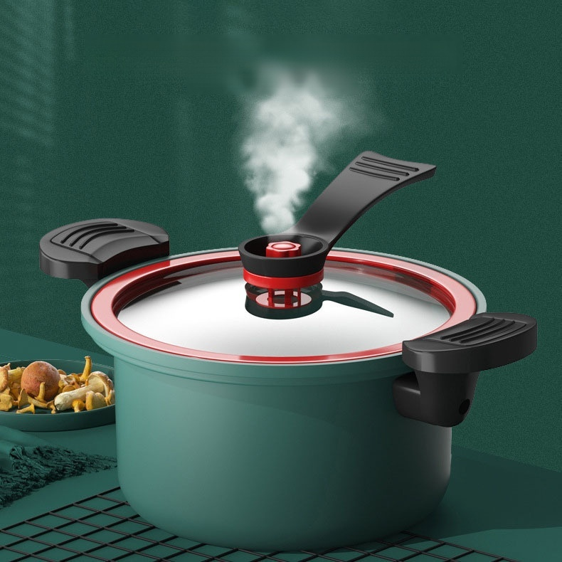 Micro pressure cooker, fast cooking, non stick pressure cooker