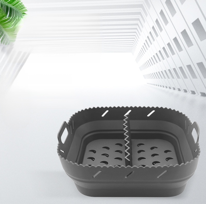 方形可折疊矽膠空氣炸鍋墊